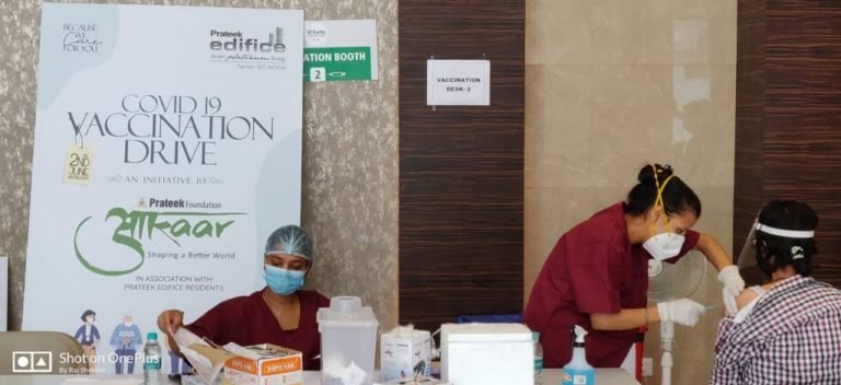 Prateek Group organises Vaccination