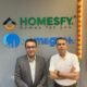 Ashish Kukreji CEO and Founder Homesfy and Rajul Tandon Founder of EqServ Image