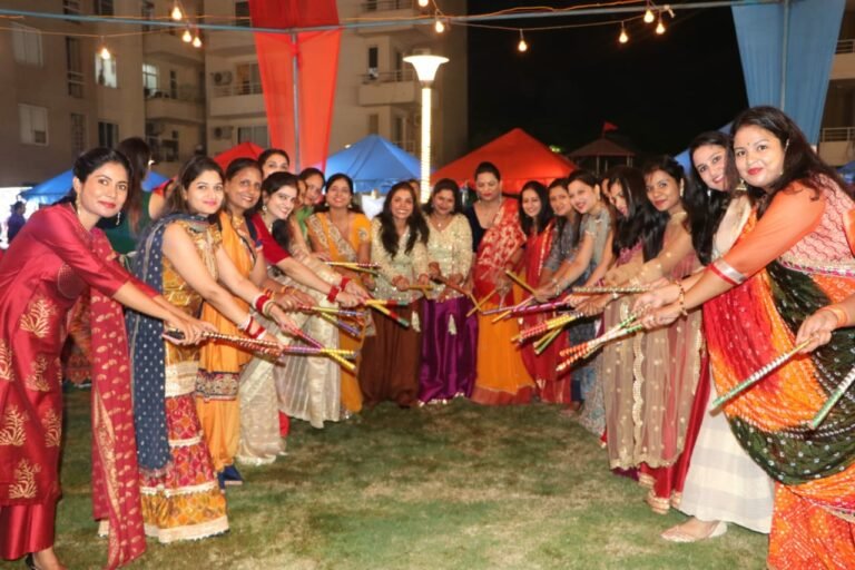 Residents groove to Dandiya Beats at Alpha Corp GurgaonOne Sector 84 3