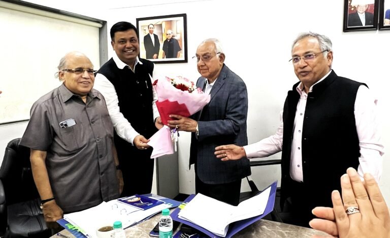 Mr Jagdish Capoor being welcomed by West End Housing Finance Board Members
