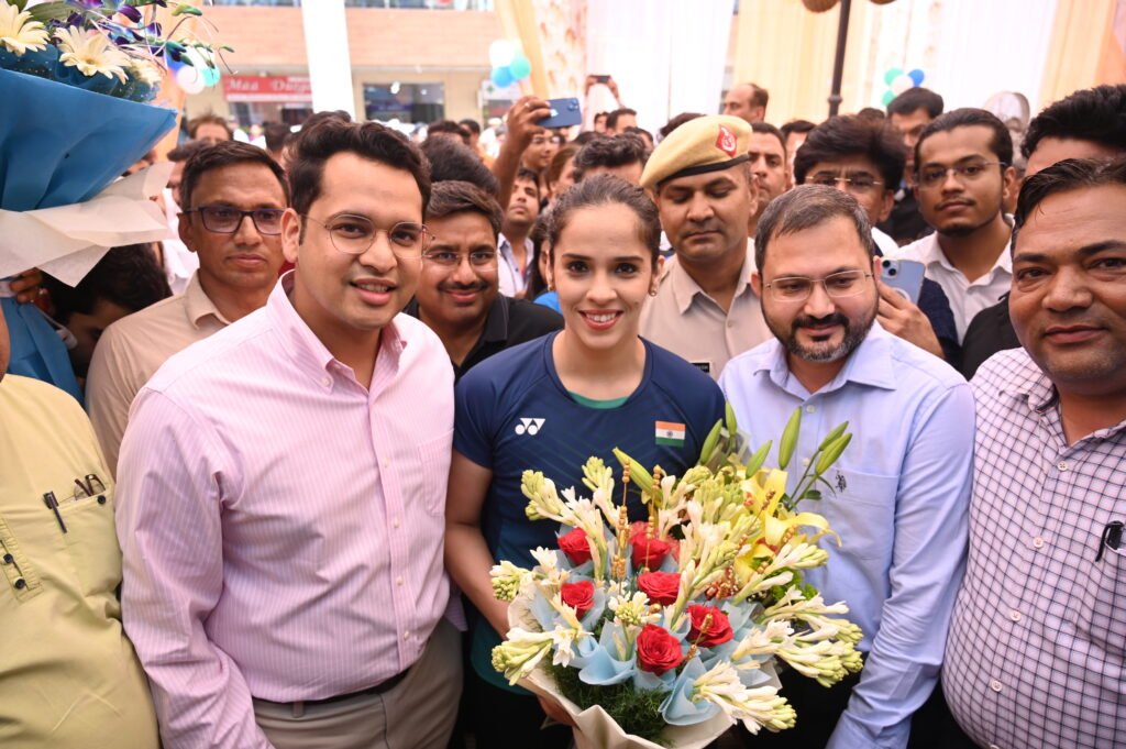 Omaxe World Street Saina Nehwal