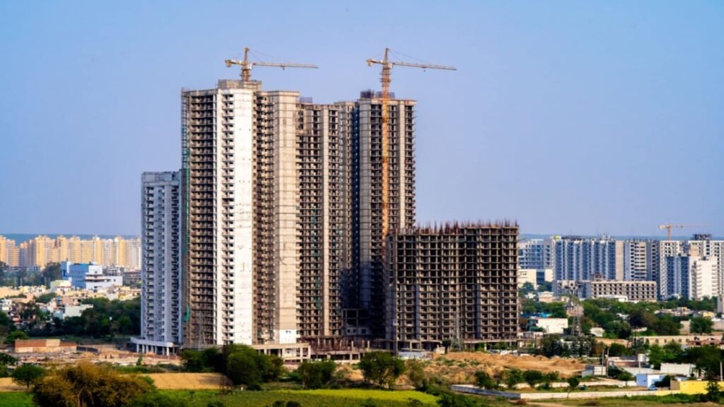 Under construction building