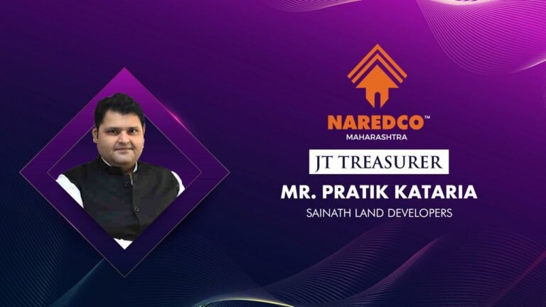 Pratik Kataria Joint Treasurer at NAREDCO Maharashtra 1