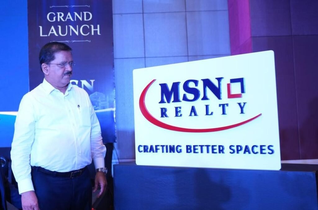 Official logo unveiling of MSN Realty marking the beginning of a new era in real estate Industry