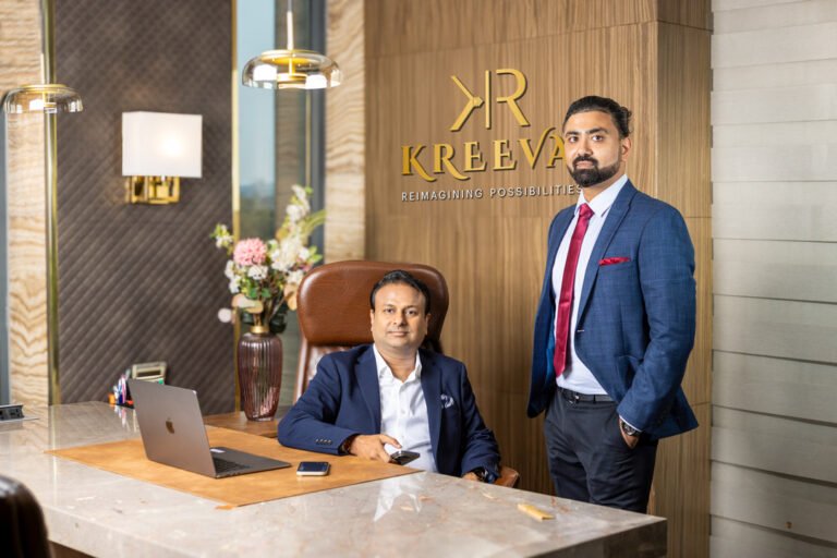 Dr Gautam Kanodia Co founder Kanodia Group Mr. Mayank Jain as CEO of KREEVA