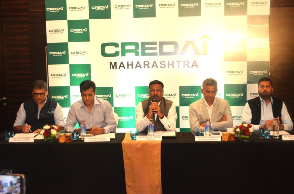 Joint Press Conference for Credai Pune Credai Maharashtra and Credai National