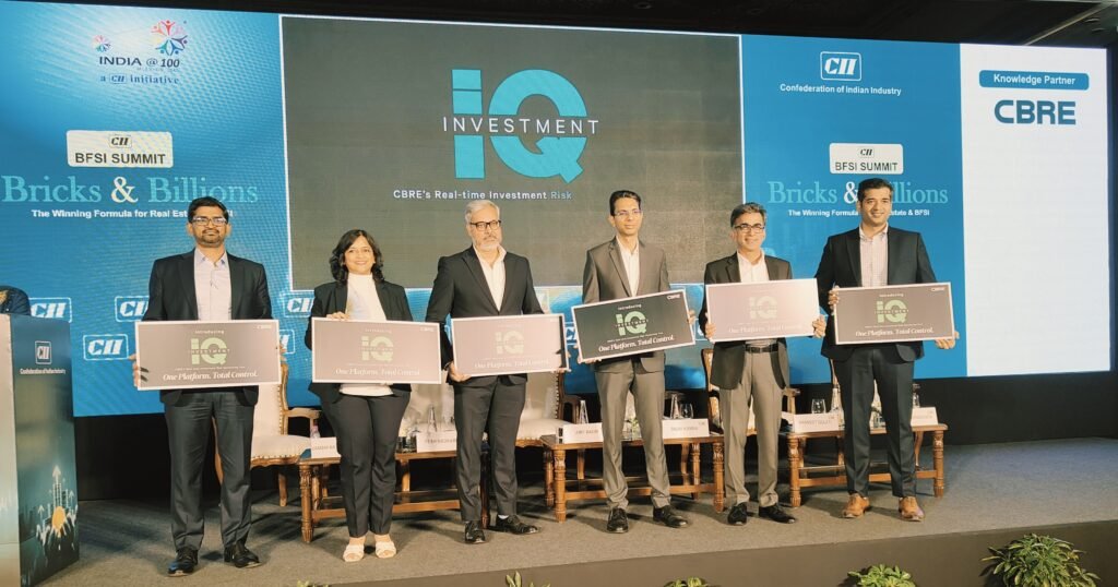 Launch of Investment IQ release at CBRE CII BFSI Summit