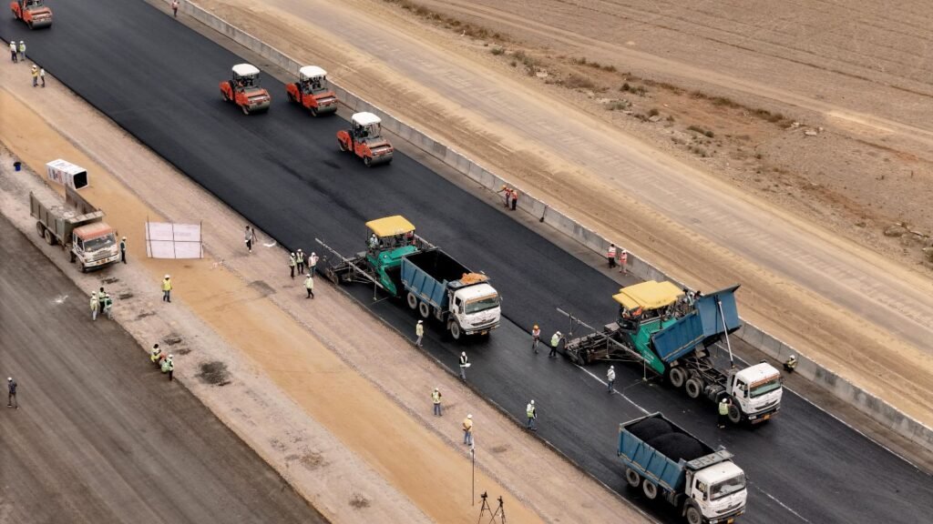 Patel Infrastructure Sets World Records in 24 Hour Road Construction Feat on UPs Under Construction Ganga Expressway Project 1