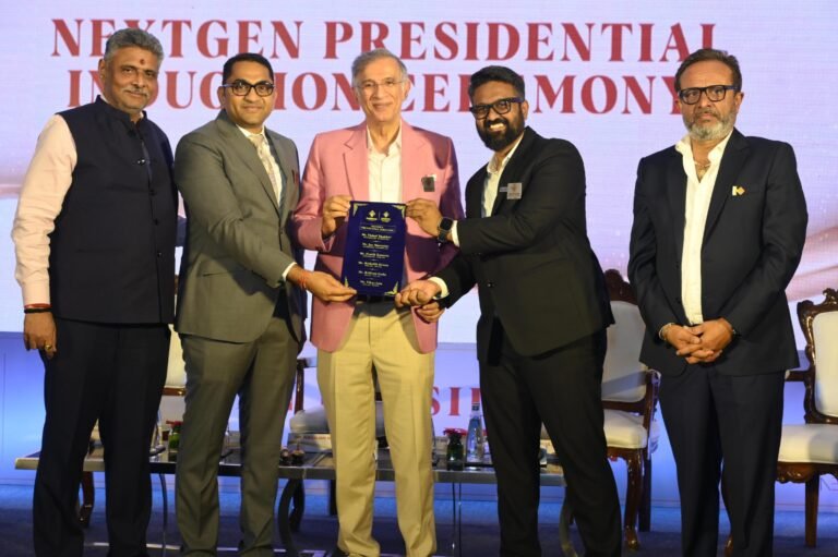 Vikas Jain appointed as President NAREDCO Mahrashtra NextGen at the Presidential Induction Ceremony in Mumbai