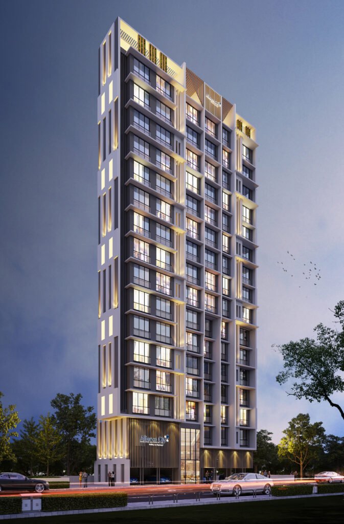 Eye Level Night View of Alliance Eternis