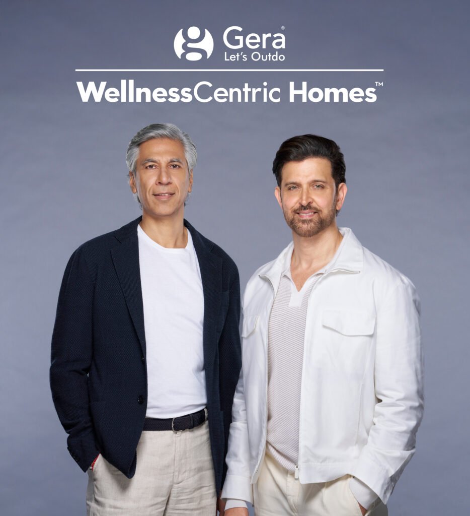 Rohit Gera MD Gera Developments Hrithik Roshan for Geras WellnessCentric Homes