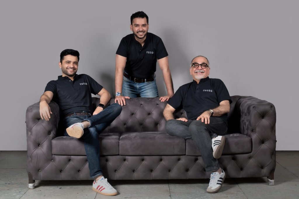 from left Shantam Mehra Co Founder Aman Mehra Co founder Yogesh Mehra Founder and CEO of Tribe Stays