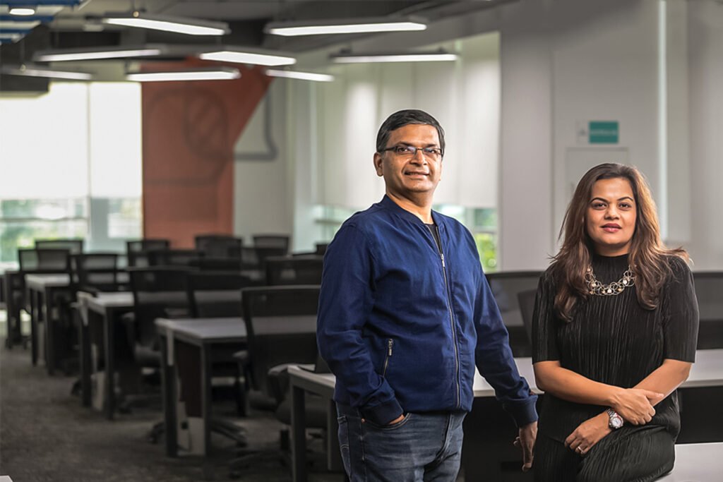 Rishi Das Meghna Agarwal Co founders of IndiQube