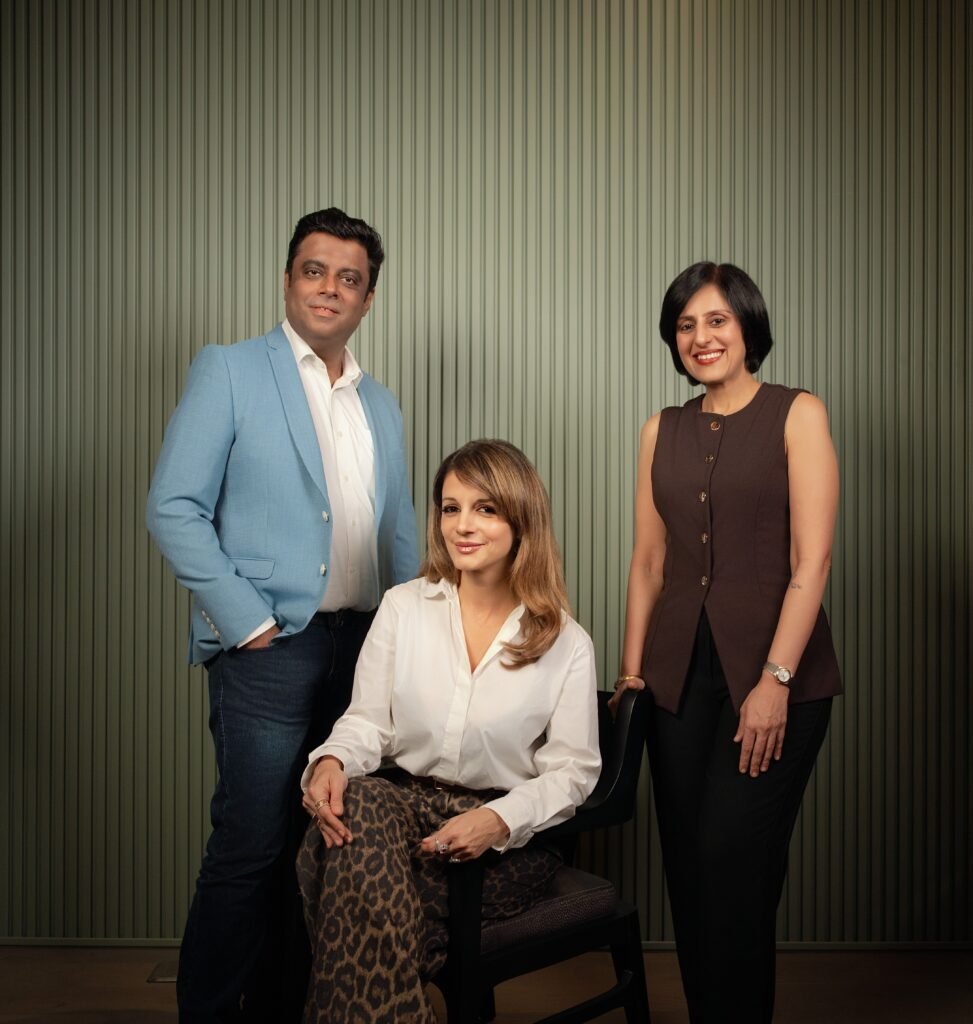 L R Vishal Ratanghayra Founder CEO Platinum Corp. Sussanne Khan Ar. Nishtha Ratanghayra