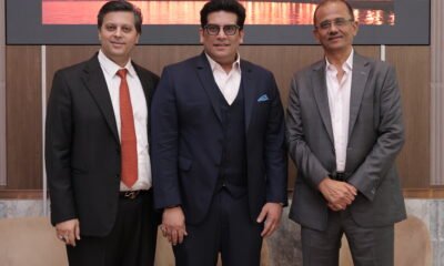 L to R Mr. Aatif Mohamed Yakub Managing Director YM Infra Group Mr. Suhail Mohamed Yakub Chairman YM Infra Group Mr. Ashwin N Sheth Chairman and Managing Director of Ashwin Sheth GroupJPG