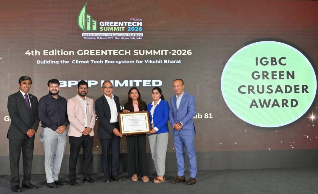 Green Crusador Award BPTP Limited 1 scaled
