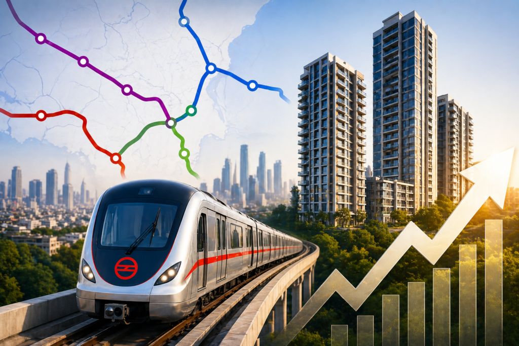 New Metro Corridors Changing Property Prices in Delhi NCR