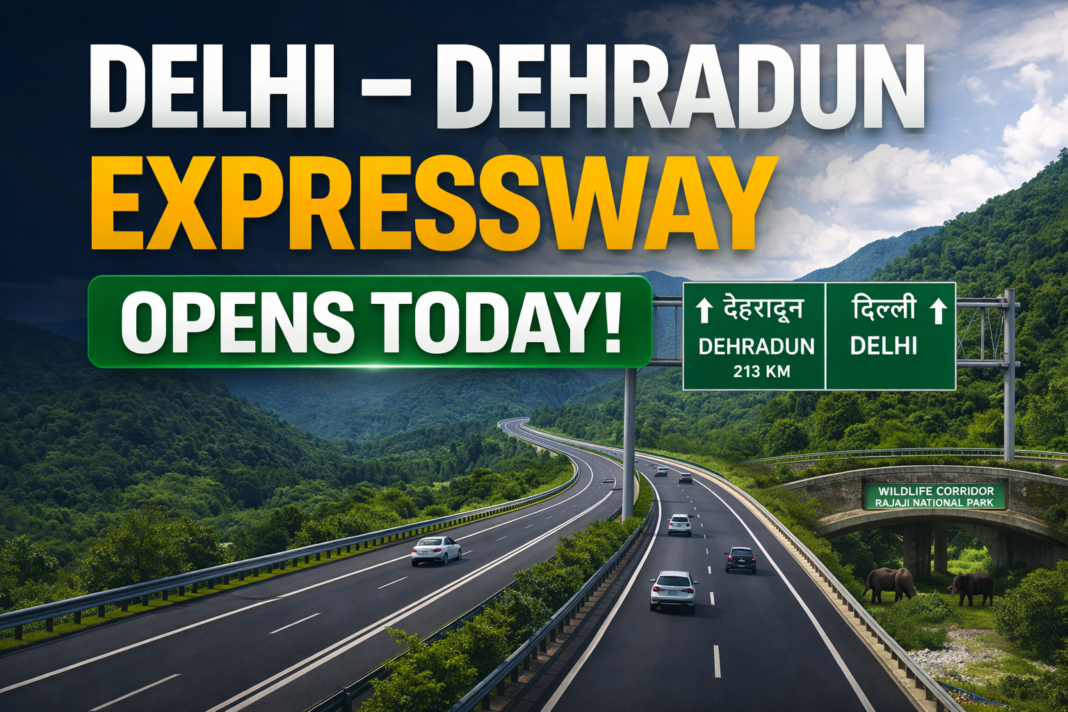 Delhi Dehradun Expressway grand opening
