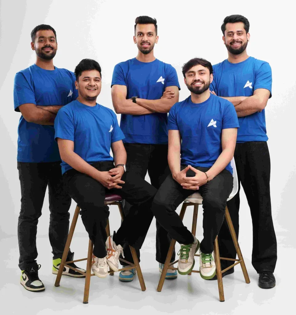 Lto R standing Shreyansh Jain Konark Gautam Aakarsh Nayyar Sitting Bhavya Kansal Anant Ohri