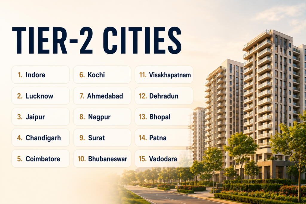 Top Tier-2 Cities to Watch