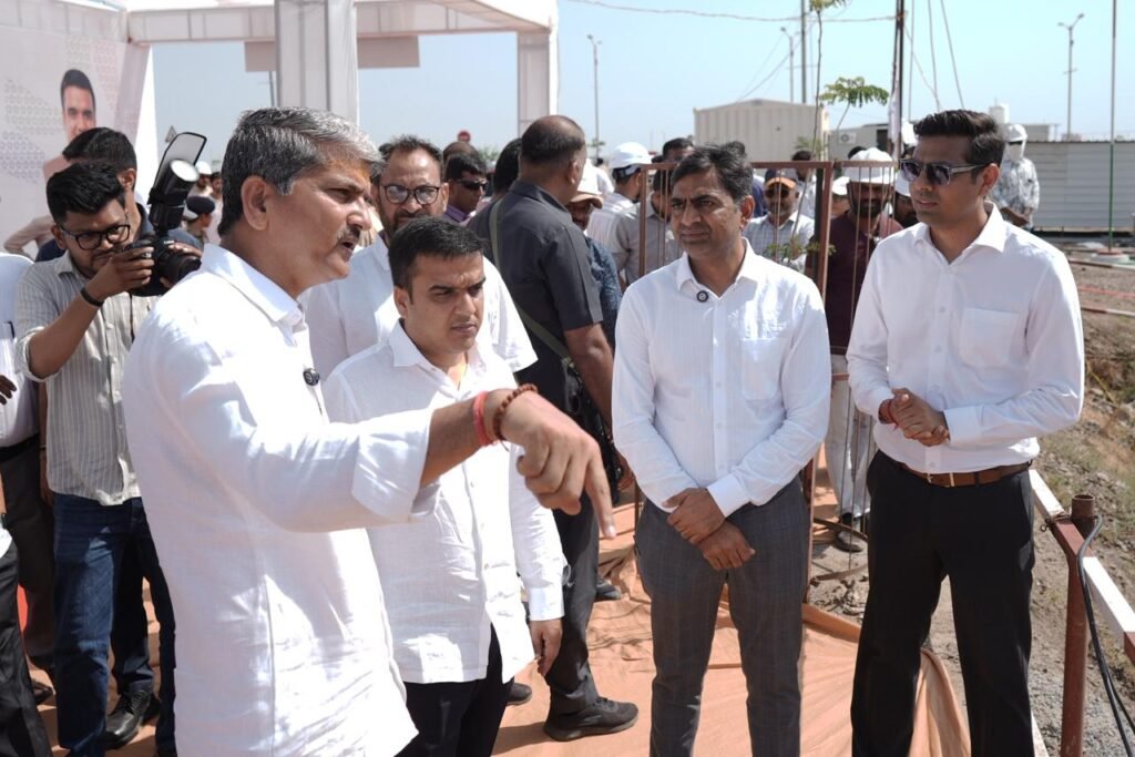 Gujarat Deputy CM Harsh Sanghavi Reviews GAP Group’s Akhilam Township in Dholera Tour 1 Gujarats Deputy CM Harsh Sanghavi 4