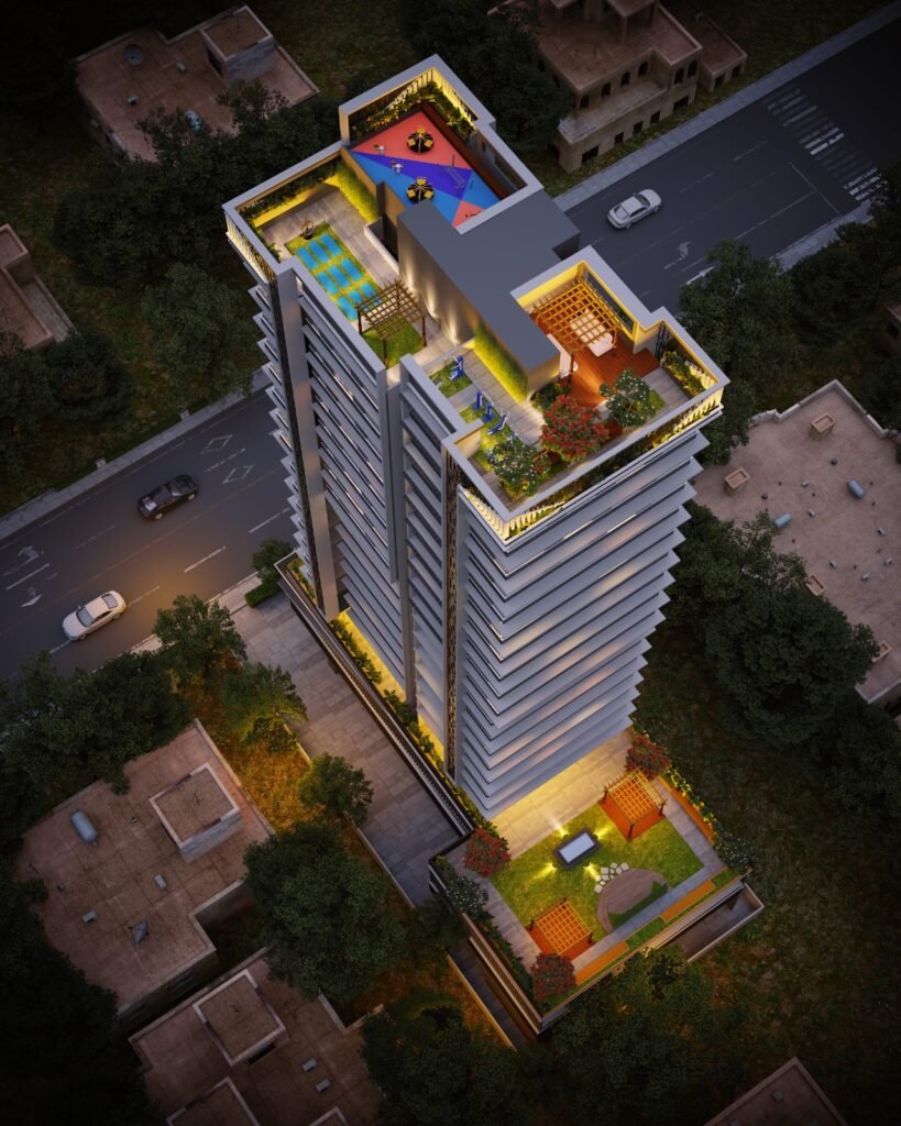 Night view terrace
