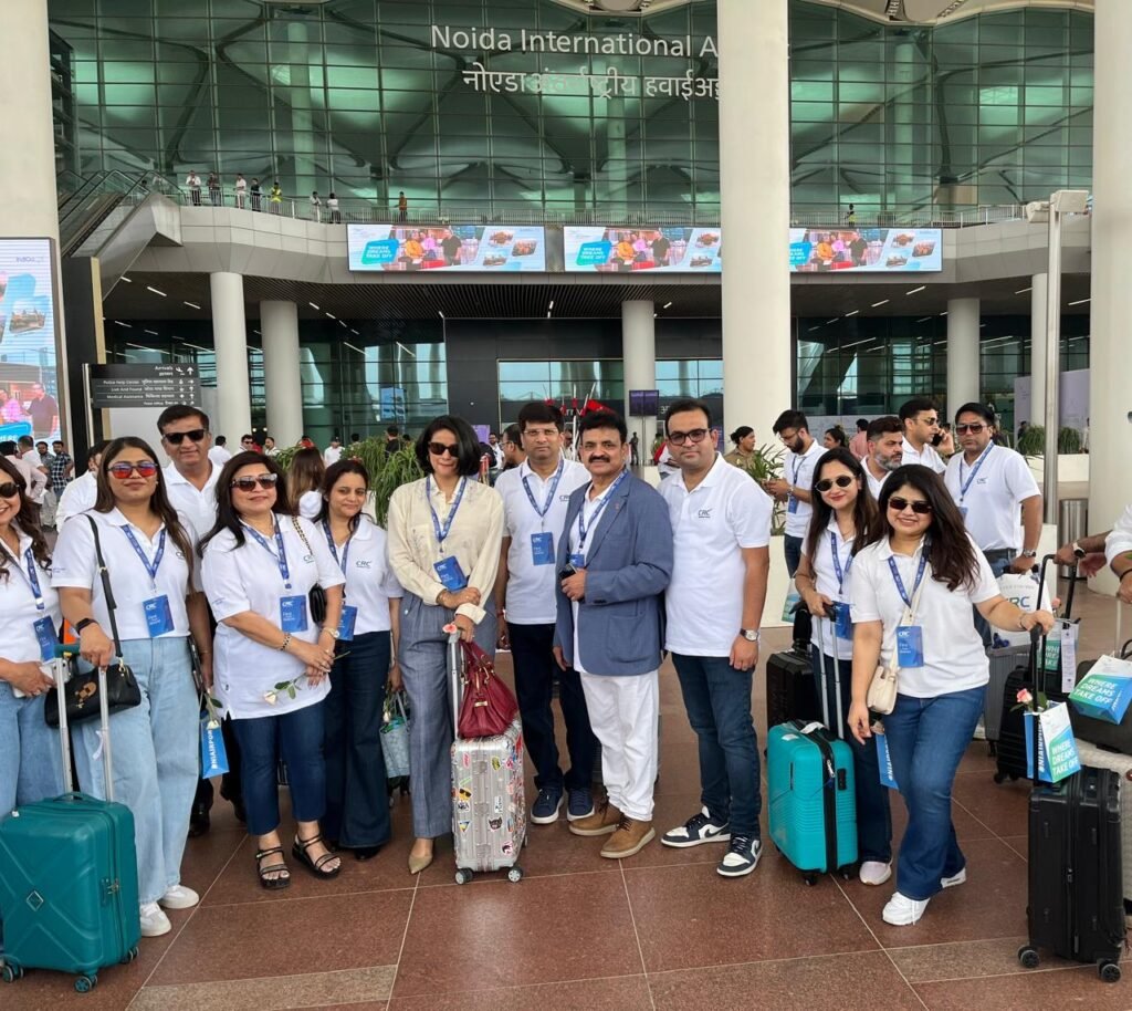 CRC Group Welcomes Noida International Airport; Flies 75 Business Families on Historic First Commercial Flight 1 WhatsApp Image 2026 06 15 at 9.50.45 PM