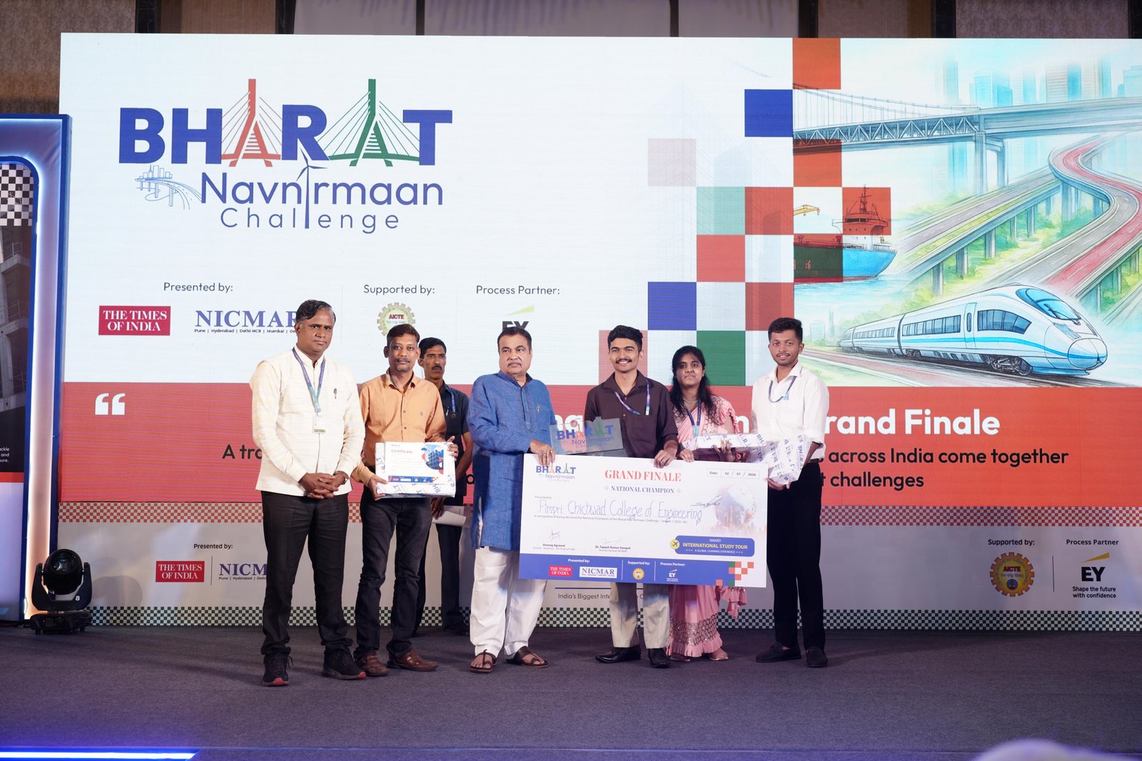 NICMAR Brings Indias Brightest Infrastructure Talent Together at the Grand Finale of Bharat Nav Nirmaan Challenge Image