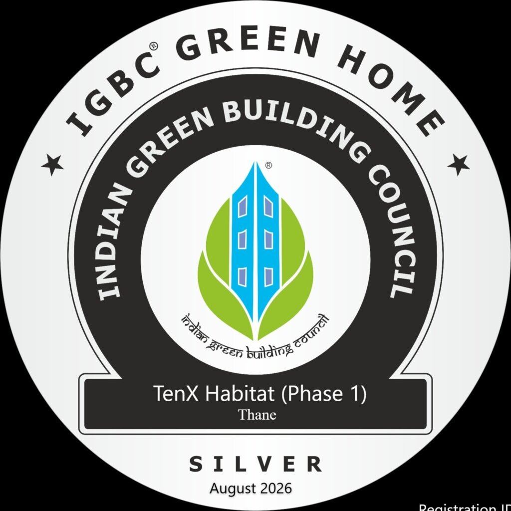 Raymond Realty's TenX Habitat Phase 1 Awarded IGBC Silver Green Homes Certification 1 Logo