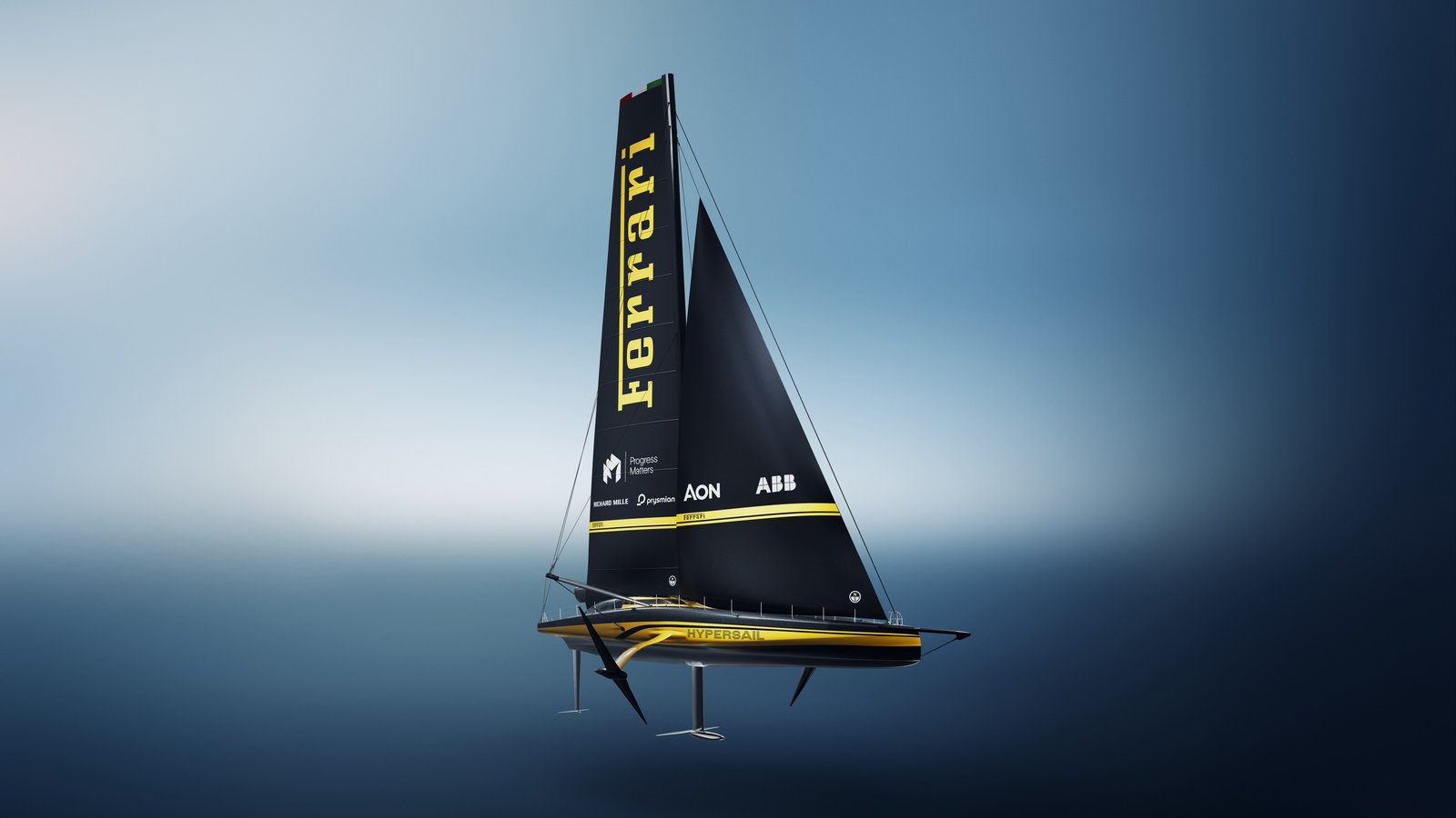 ABB joins forces with Ferrari Hypersail to take Direct Current to new horizons