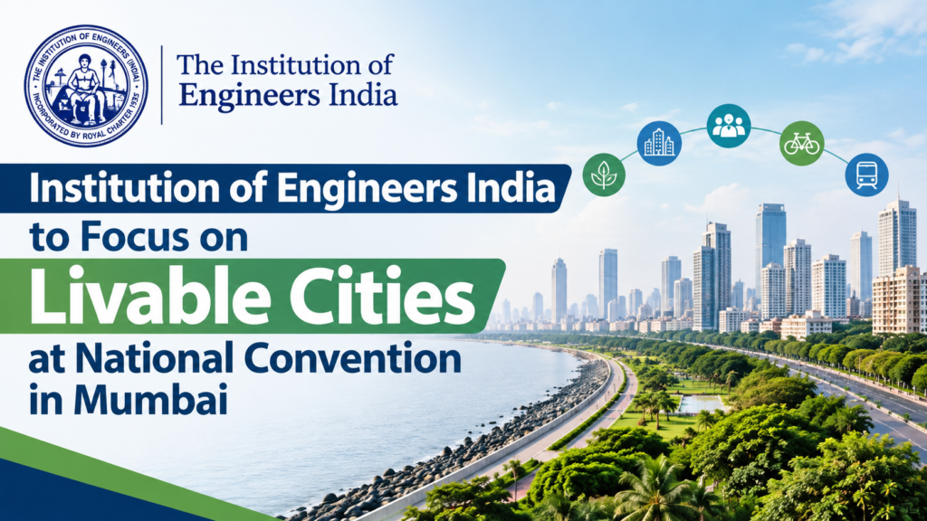 Institution of Engineers India to Focus on Livable Cities at National Convention in Mumbai 1 ChatGPT Image Sep 10 2026 03 03 06 PM