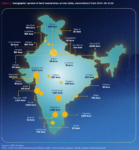 India Land Market Records 66% Annualized Growth Since 2021: Cushman & Wakefield Report 7 Geographic trend of land transactions