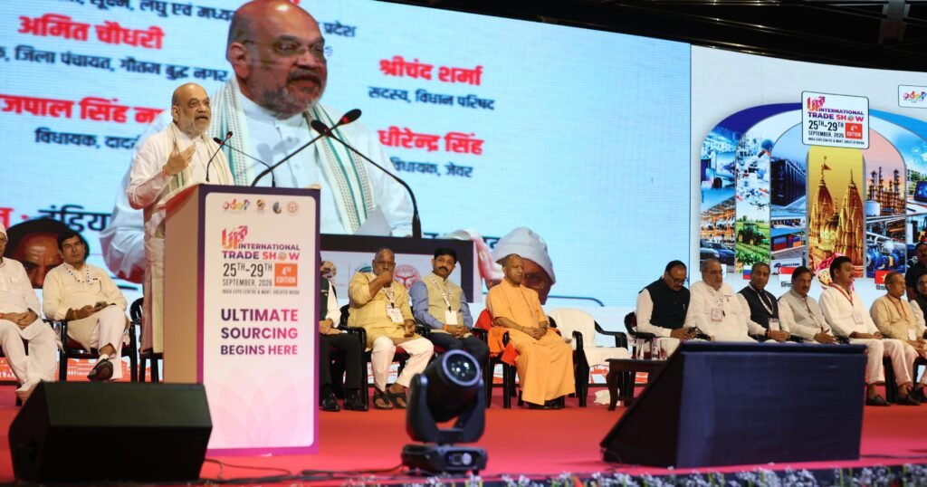 Home Minister Shri Amit Shah presents Letters of Allotment to companies projects in YEIDA Investment worth Rs. 469 crore 1