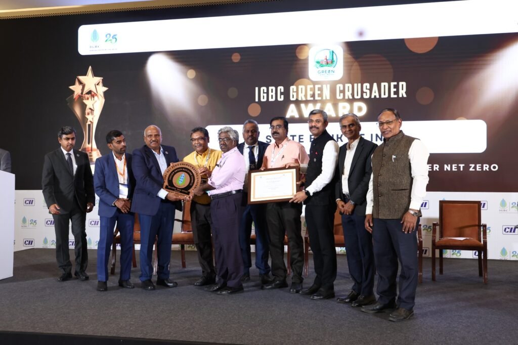 SBI Chennai Local Head Office Achieves IGBC Near Net Zero Energy Certification 1 Photo